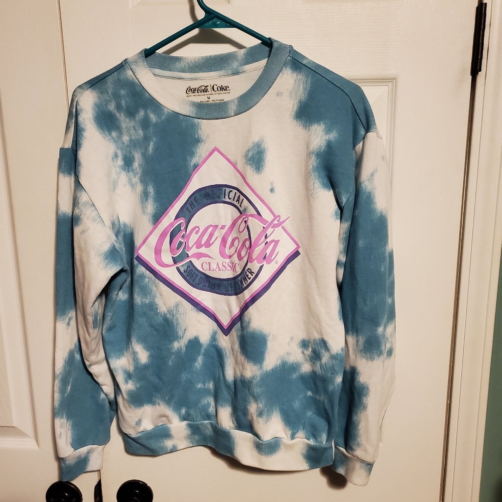 Tie dye Coca-Cola sweatshirt